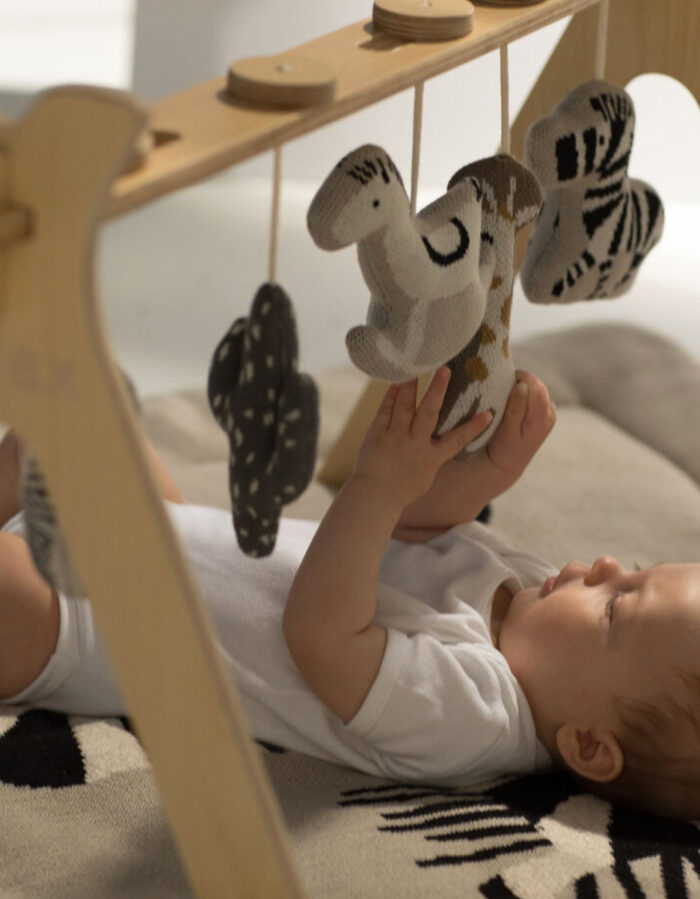 Tipi - Activity Arch + 5 Knitted Toy - Jungle (Quax) – Image 3