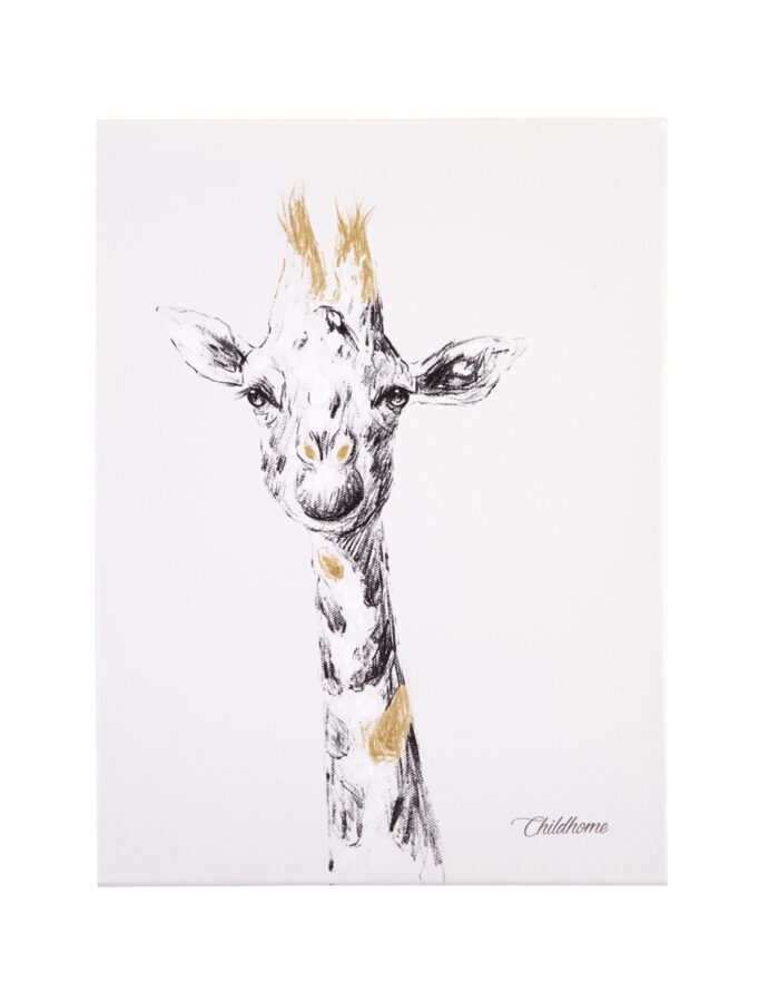 Peinture à l'huile girafe (Childhome)