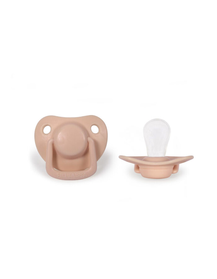 Sucette anatomique en silicone - pack de 2 - Taille 0-6m (Filibabba)
