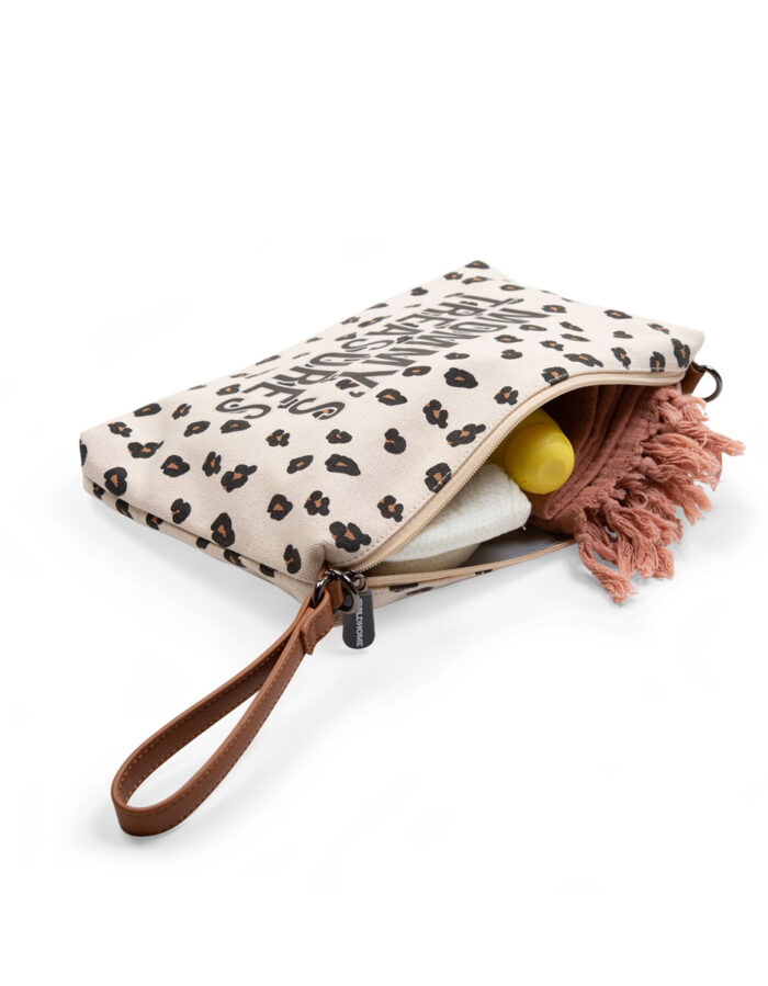 MOMMY'S TREASURES CLUTCH - LEOPARD (Childhome) – Image 2