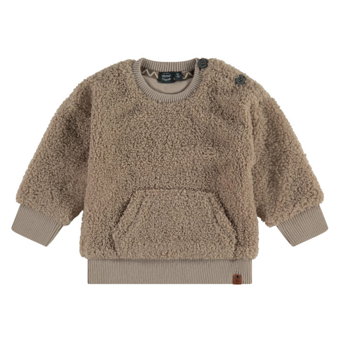 Sweat garçon teddy taupe (Babyface)