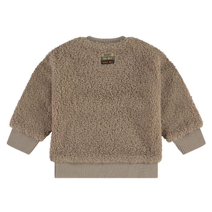 Sweat garçon teddy taupe (Babyface) – Image 2