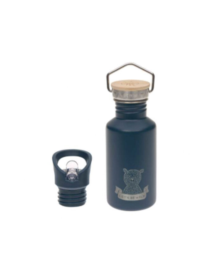 Gourde pour enfant inox, Adventure Bleu (Lassig)