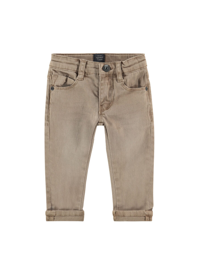 Pantalon denim garçon taupe (Babyface)