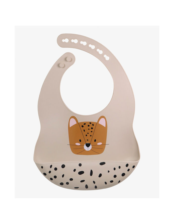 Bavoir silicone Lenny le Léopard (Tryco)