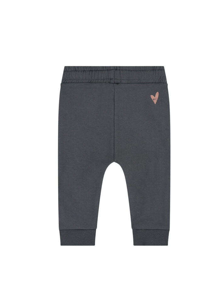Pantalon sweat bébé fille - gris anthracite -(Babyface) – Image 2