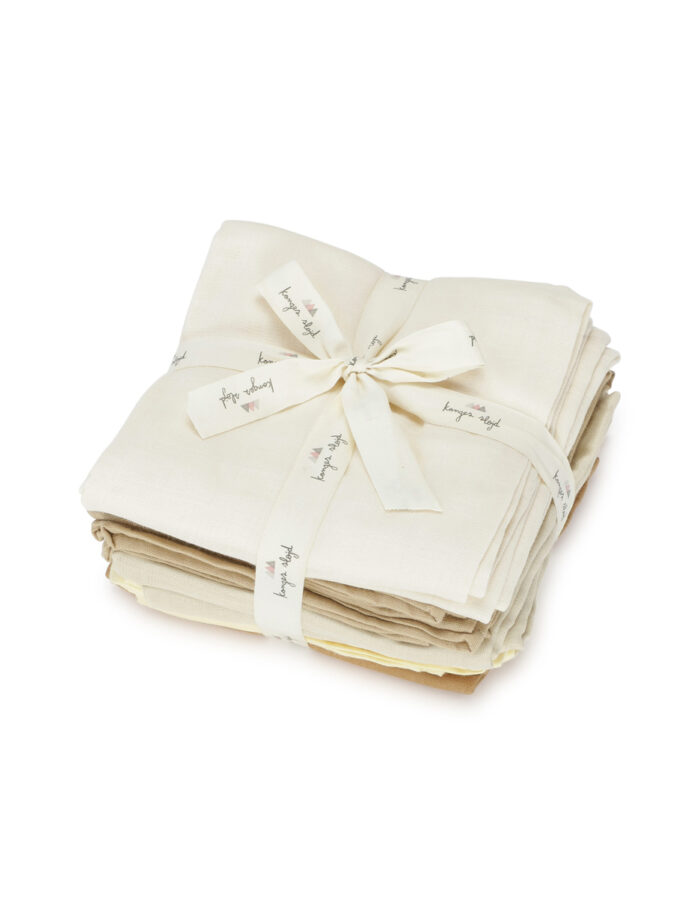 Lot de 10 lingettes réutilisables (fait mains) gris