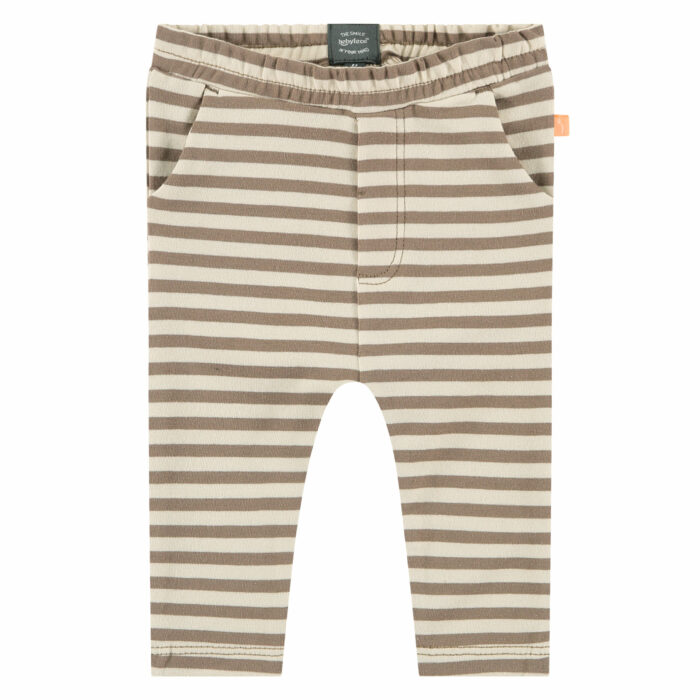 Pantalon jogg ligné brun bébé garçon S23 (Babyface)