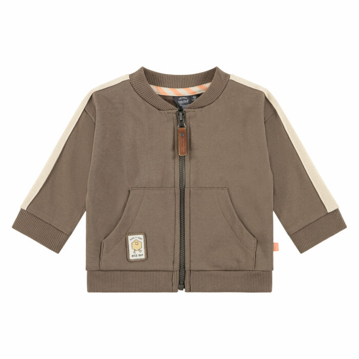 Cardigan sweat bébé garçon brun  S23 (Babyface)