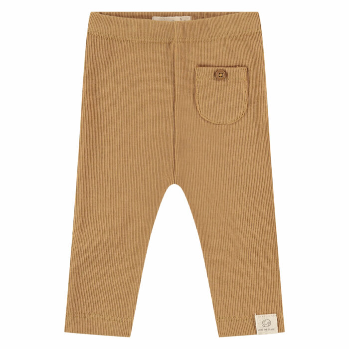 Pantalon bébé S23 uni curry  (Babyface)