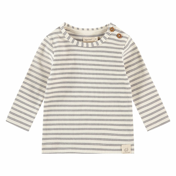 T-shirt bébé S23 ligné gris (Babyface)