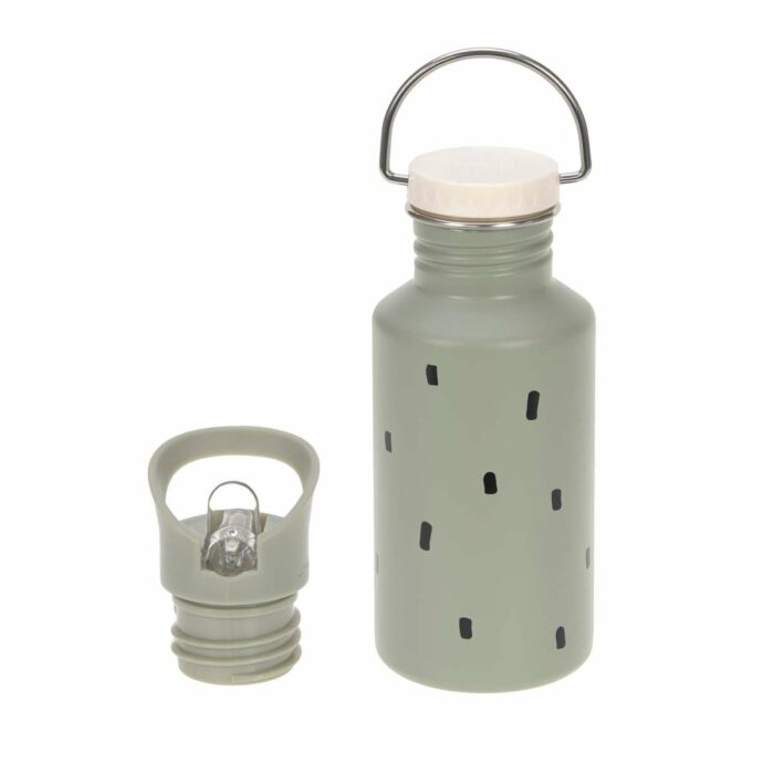 Gourde pour enfant inox, Happy Prints olive (Lassig)