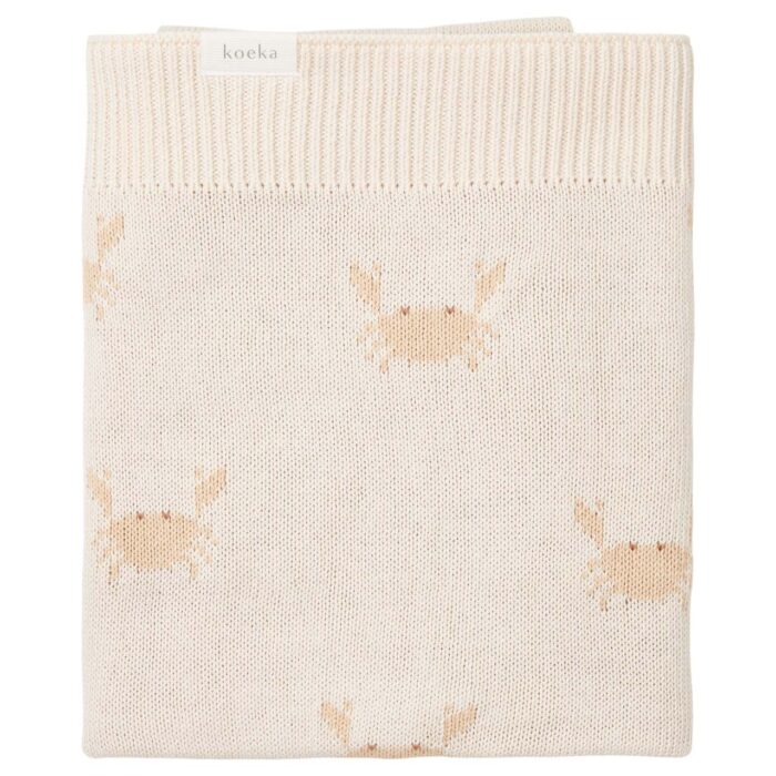 Couverture berceau Life is a beach milky (Koeka)