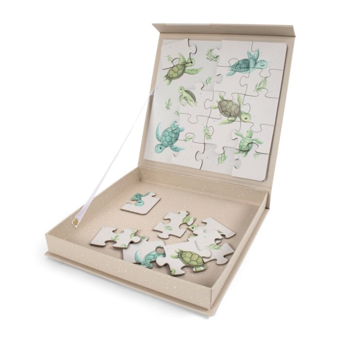 Jeu magnétique Puzzle Tortue (Filibabba)