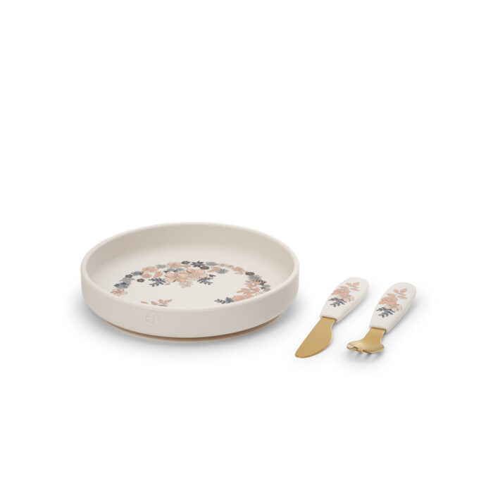 Ensemble d’assiettes en silicone - Blue Garden (Elodie Details)