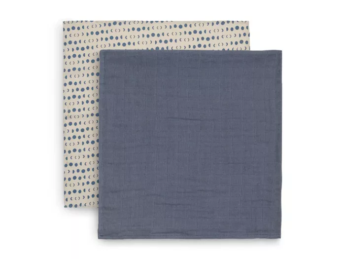 Lange gaze de Coton Large 115x115cm Moonlight (2pack) (Jollein)