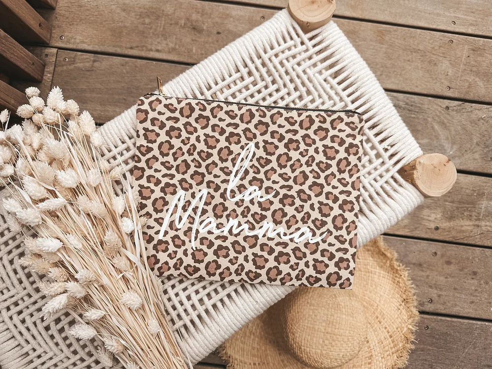 Maxi pochette Léopard LA MAMMA (Mon Petit Léon)