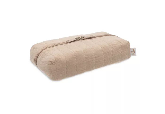 Housse pour lingettes - Biscuit (Jollein)