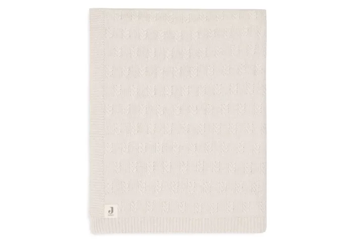 Couverture Berceau 75x100cm Grain Knit - Oatmeal (Jollein)