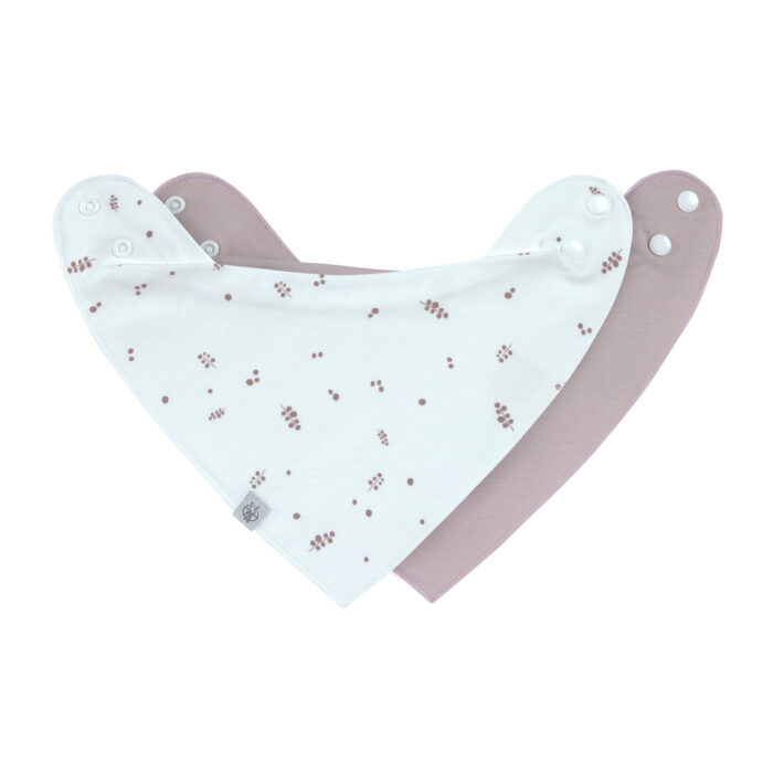 Bavoirs Bandana (Lot de 2) - Fruits Rouges (Lassig)