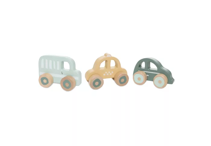 Voitures en Bois - 3 pièces (Jollein)