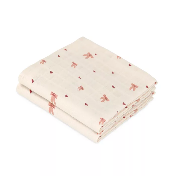 Mousseline - Lot de 2 - Gots Nœuds (CamCam)