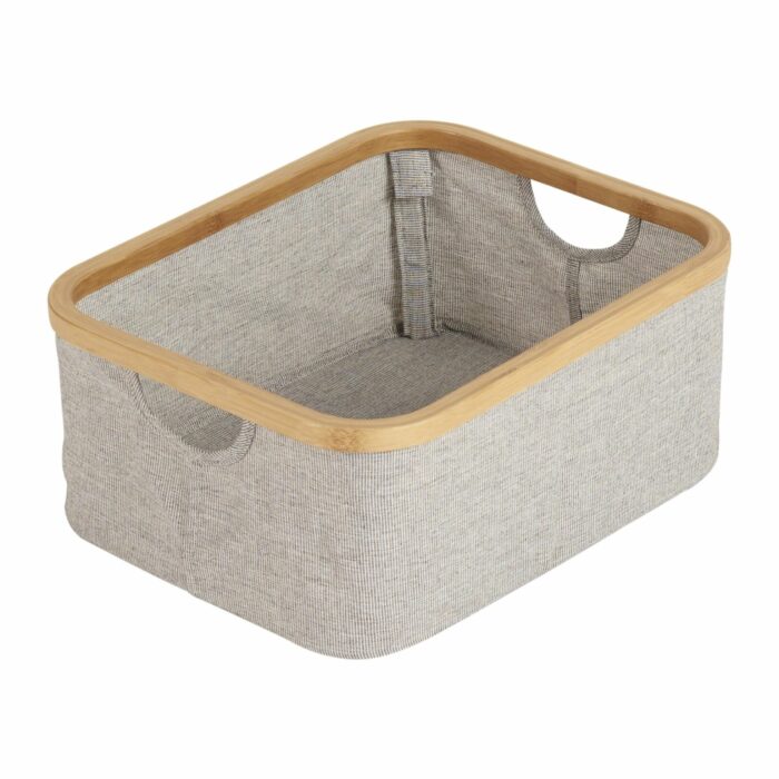 Panier Table de Bain - 38 x 30 cm - Gris-Naturel (Quax)