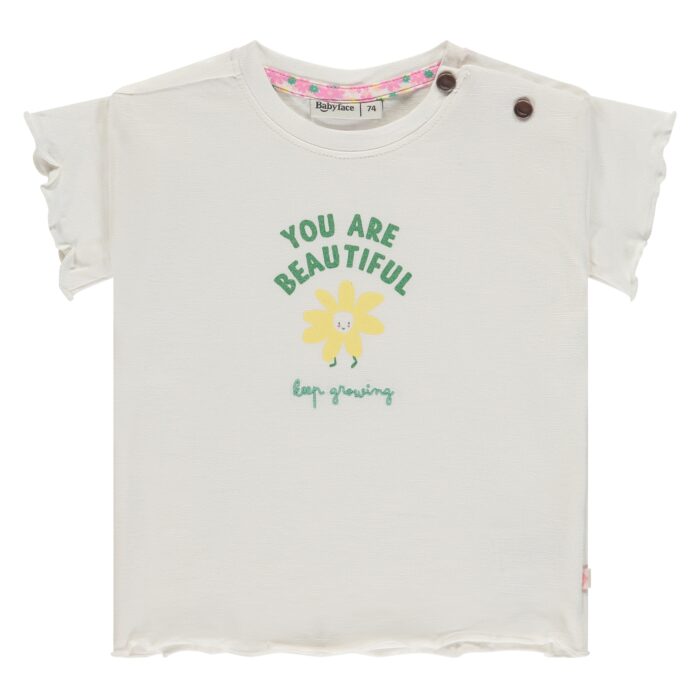 T-shirt bébé fille - Candy Ivory (Babyface SS25)