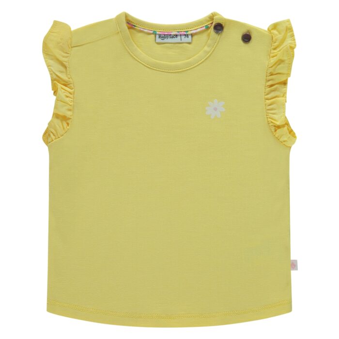 T-shirt bébé fille - Candy Yellow (Babyface SS25)