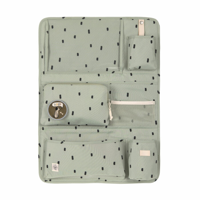 Organisateur de voiture, Happy Prints olive (Lassig)